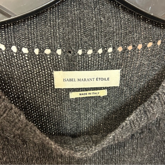 Isabel Marant Wool and Cashmere Grey Sweater - Picture 4 of 5